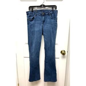 Kut from the Kloth Baby Boot Jeans, Medium Wash, Mid Rise, Size 10 Short